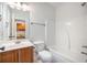 Bathroom featuring a vanity with granite countertop and a bathtub with shower at 1713 Pimlico Blvd, Moncks Corner, SC 29461