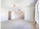 Bonus room featuring carpet, neutral paint, vaulted ceilings and natural light from the window at 1713 Pimlico Blvd, Moncks Corner, SC 29461