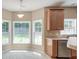 Eat-in kitchen nook featuring corner windows offering outdoor views and natural light at 195 Highwoods Plantation Ave, Summerville, SC 29485