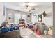 Spacious bedroom with hardwood floors, ceiling fan and ample storage at 210 Allen Richard Ct # A&B, Moncks Corner, SC 29461
