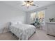 Cozy bedroom featuring a ceiling fan, natural light, and carpeted floors at 2292 Skyler Dr, Mount Pleasant, SC 29466