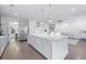 Modern kitchen with a large island, stainless steel appliances, and open layout for entertaining and Gathering meals at 2292 Skyler Dr, Mount Pleasant, SC 29466