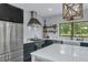 Modern kitchen features stainless steel appliances, a gas range, and a large farmhouse sink at 2470 Breakaway Trl, Johns Island, SC 29455