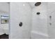 Modern tiled shower featuring dual shower heads and a bench at 2470 Breakaway Trl, Johns Island, SC 29455