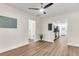 Spacious living area features luxury vinyl floors, fresh paint and an open layout at 2678 Ranger Dr, North Charleston, SC 29405