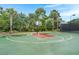 Community basketball court surrounded by trees, providing a secluded recreational space at 2772 Latrobe Ct, Mount Pleasant, SC 29466