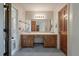 Bathroom with vanity and carpeted floors; toilet and shower are in separate room at 2912 Doncaster Dr, Charleston, SC 29414