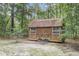 Exterior of a storage shed with double doors and two windows at 320 Compton Xing, Summerville, SC 29485