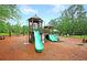 Community playground featuring slides and towers on a well-maintained mulch ground at 3364 Middlesboro Ave, Summerville, SC 29485