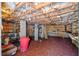 Functional crawlspace providing storage with red bark flooring at 3872 James Bay Road Rd, Johns Island, SC 29455
