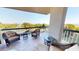 Relax on the expansive balcony with luxurious seating and stunning ocean views at 4209 Ocean Club Dr, Isle of Palms, SC 29451
