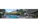 An inviting pool area with lounge chairs and a nearby shaded seating area at 4209 Ocean Club Dr, Isle of Palms, SC 29451