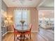Cozy dining area with seating for four and an open view into the living room at 422 Cabrill Dr, Charleston, SC 29414