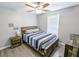 Cozy bedroom boasts wood look floors and natural light at 5 Drummond Ct, Charleston, SC 29414