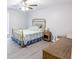 Serene bedroom with a metal bed frame, nightstand, and soft lighting at 5 Drummond Ct, Charleston, SC 29414