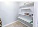 This pantry offers ample storage space with shelving for organization at 5 Drummond Ct, Charleston, SC 29414