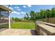 Large backyard with outdoor kitchen and ample play space at 5138 Preserve Blvd, Ladson, SC 29456