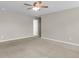Bedroom with neutral walls and carpet, ceiling fan and a walk-in closet at 5138 Preserve Blvd, Ladson, SC 29456