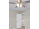 Neutral bedroom featuring ceiling fan and a walk-in closet at 5138 Preserve Blvd, Ladson, SC 29456