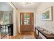 Spacious entryway featuring beautiful flooring and a view into adjacent rooms creating a welcoming first impression at 614 Beauregard St, Charleston, SC 29412
