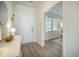 Bright foyer with hardwood floors leads to an office and other rooms at 705 Squire Pope Rd, Summerville, SC 29486