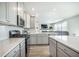 Open concept kitchen featuring stainless steel appliances at 705 Squire Pope Rd, Summerville, SC 29486