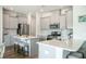 Kitchen features stainless steel appliances and light countertops at 705 Squire Pope Rd, Summerville, SC 29486