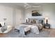Elegant bedroom featuring a luxurious bed, stylish lamps, and a cozy sitting area at 814 Palm Blvd, Isle of Palms, SC 29451