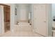 Inviting bathroom featuring a separate shower and a luxurious soaking tub for relaxation at 101 Firestone Ct, Summerville, SC 29483
