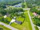 Scenic aerial view of the home in a lush green neighborhood near a waterpark at 101 Parkside Dr, Goose Creek, SC 29445