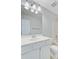 Well-maintained bathroom with single vanity, ample lighting, and walk-in shower at 105 Moon Shadow Ln, Summerville, SC 29485