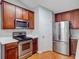 Beautiful kitchen with stainless steel appliances and ample cabinet space at 105 Moon Shadow Ln, Summerville, SC 29485