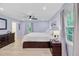 This main bedroom features hardwood floors, a ceiling fan, and great natural light at 108 E Walker Dr, Summerville, SC 29483