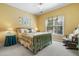 Cozy bedroom with a comfortable bed, soft lighting, and a tranquil atmosphere, ideal for restful nights at 1111 Ole South Ct, Moncks Corner, SC 29461