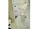 This renovated bathroom features updated fixtures, a modern vanity and tiled shower at 121 Camelot Dr, Goose Creek, SC 29445