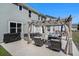 Outdoor patio area featuring pergola, grill, and comfortable seating, perfect for entertaining at 121 Cherry Grove, Summerville, SC 29483