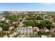 Panoramic aerial view capturing a residential neighborhood with charming homes and lush green trees at 122 Beaufain St # C, Charleston, SC 29401