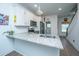 Modern kitchen featuring granite counters, stainless steel appliances, and pendant lighting at 1242 Allusion Ln # 206, Mount Pleasant, SC 29466