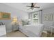 Comfortable bedroom featuring a ceiling fan, neutral decor and lots of natural light at 1308 Cadet Ct, Mount Pleasant, SC 29466