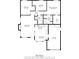 Detailed floor plan showcasing the layout with dimensions of rooms including bedrooms, living room, and kitchen at 1308 Cadet Ct, Mount Pleasant, SC 29466