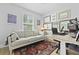 Comfortable home office featuring a sofa and desk with artwork enhancing the room's appeal at 1308 Cadet Ct, Mount Pleasant, SC 29466