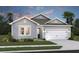 Charming one-story home with light gray siding, a two-car garage, and a well-manicured lawn at 2046 Mcguire Ln # 012, Hollywood, SC 29449