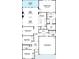 Detailed floor plan showcasing the layout with 3 bedrooms, 2 baths, kitchen, great room, and 2-car garage at 2046 Mcguire Ln # 012, Hollywood, SC 29449