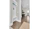 Hallway with a convenient built-in bench and storage, perfect for entry and organization at 2072 Amenity Park Dr, Mount Pleasant, SC 29466