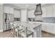 Stylish kitchen featuring a large island with seating and stainless steel appliances at 2072 Amenity Park Dr, Mount Pleasant, SC 29466