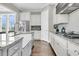 Modern kitchen with white cabinetry, stainless steel appliances, and granite countertops at 2072 Amenity Park Dr, Mount Pleasant, SC 29466