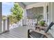 Relaxing covered porch with comfortable seating and a picturesque view at 2072 Amenity Park Dr, Mount Pleasant, SC 29466