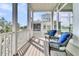 Charming front porch with seating offers a relaxing outdoor space at 2072 Amenity Park Dr, Mount Pleasant, SC 29466