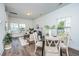 Bright living and dining area with wood floors and ample natural light from large windows at 208 Cache Ct, Charleston, SC 29414