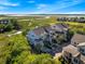 Stunning aerial view of the townhome community with marsh views at 2087 Sterling Marsh Ln, Seabrook Island, SC 29455
